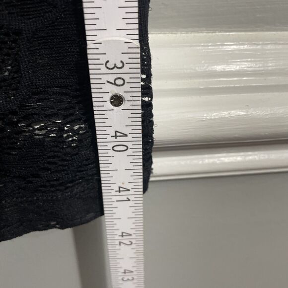 Privy Black Lace Maxi Dress Women's Size M Bodycon Gothic Gown Sexy - Picture 3 of 13